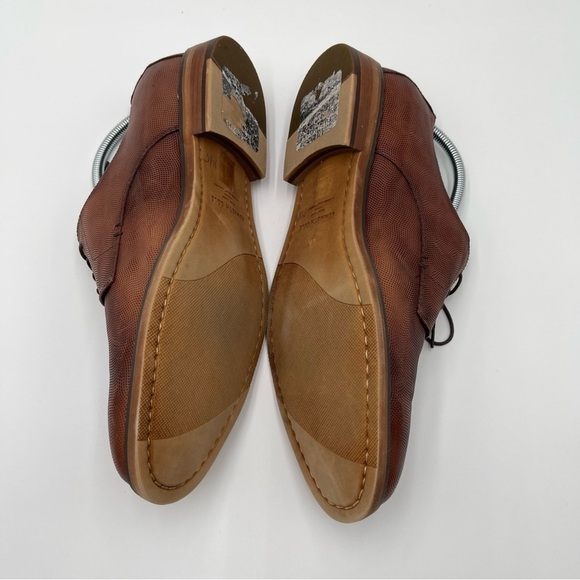 Kenneth Cole New York Men's Dance Lace Up Oxford Brown Size 11.5 Dress Shoes - Picture 8 of 12